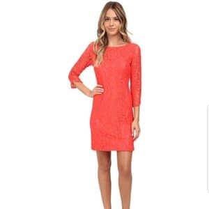 Vince Camuto Lace 3/4 Sleeve Dress, Size 2